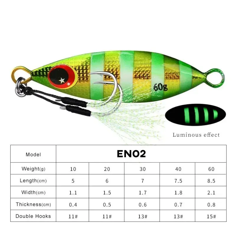Inchiku Metal Jig Spoon Lure 6 - Fishing Lure Spoon 评论和价格
