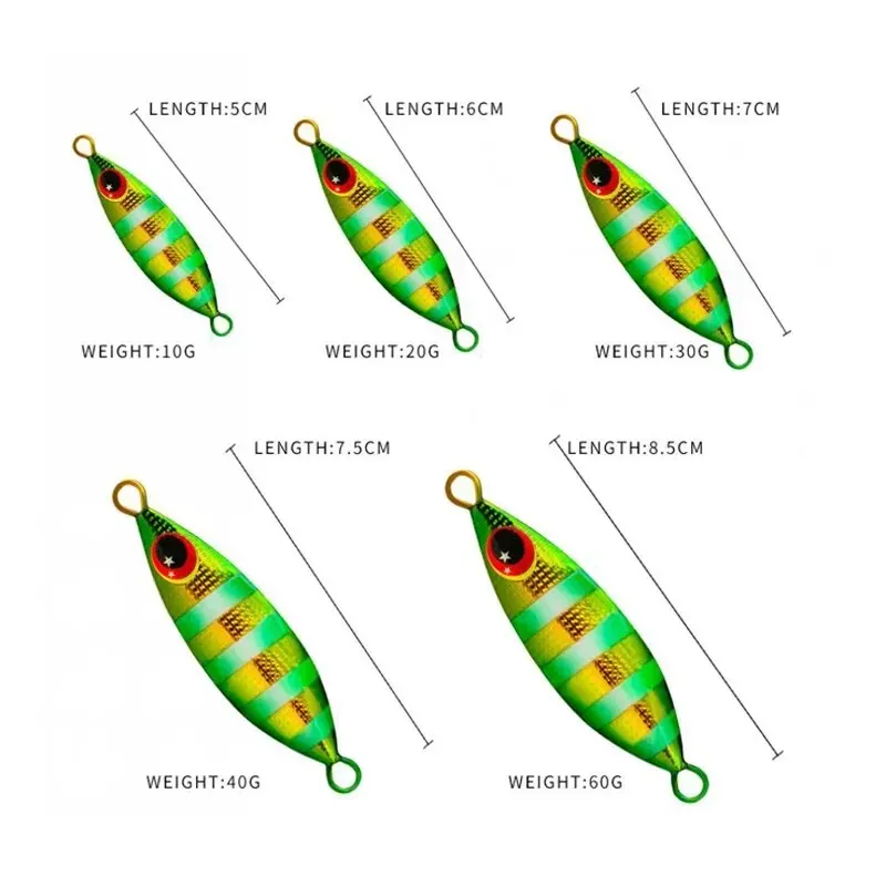 Inchiku Metal Jig Spoon Lure 6 - Fishing Lure Spoon 评论和价格