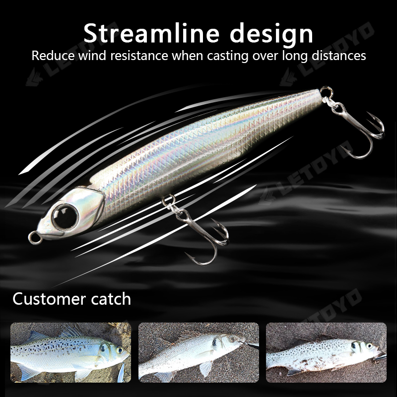 LETOYO Sinking Pencil 17g 12g- - Fishing Lure Spinnerbait 评论和价格