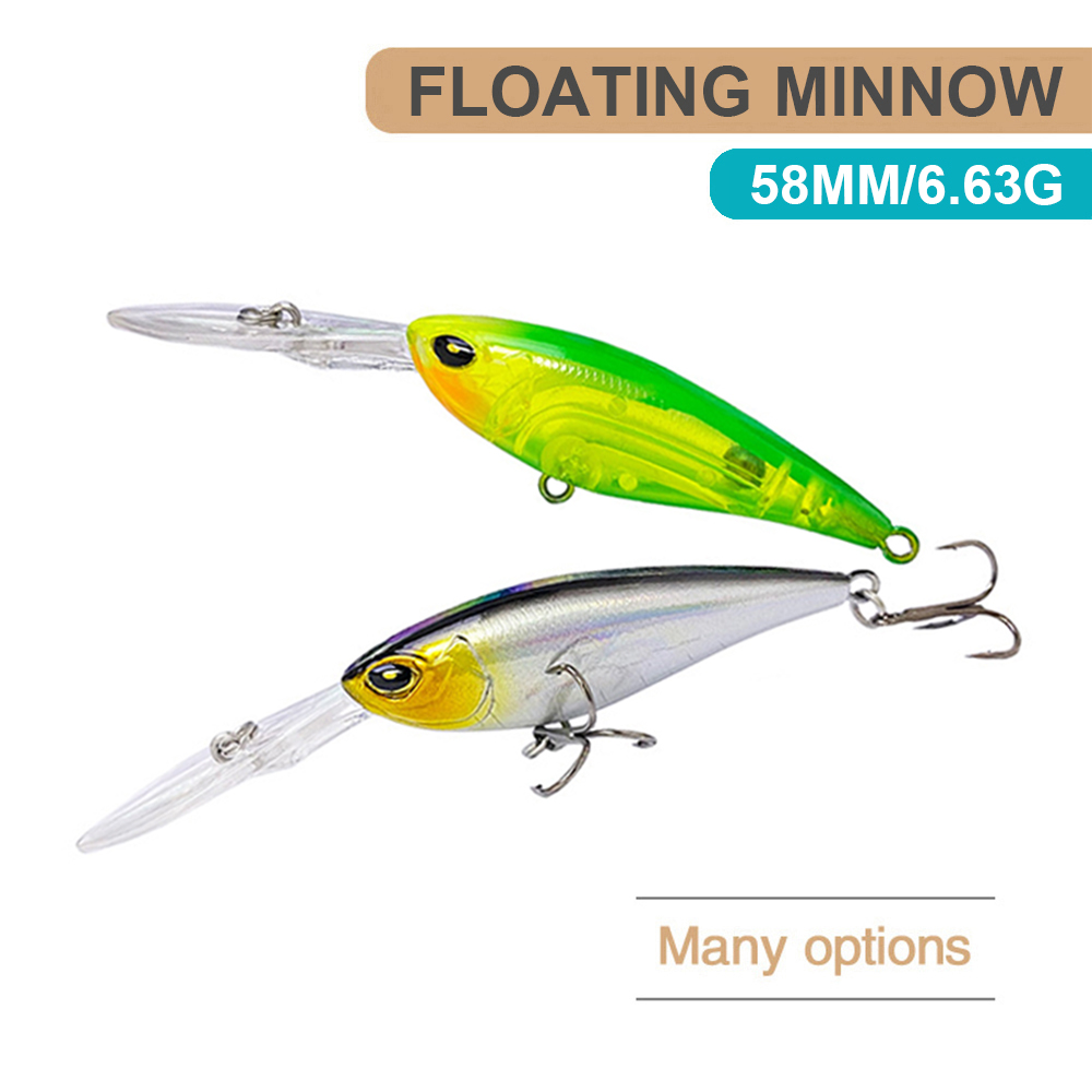 5.8cm 6.63g Fishing Lures Floa - Fishing Lure Jerkbait 评论和价格