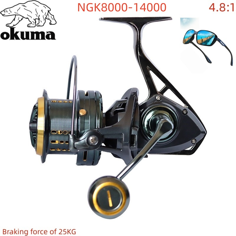 OKUMA Fishing Reel 8000-14000  - Daiwa Reel Bg 评论和价格