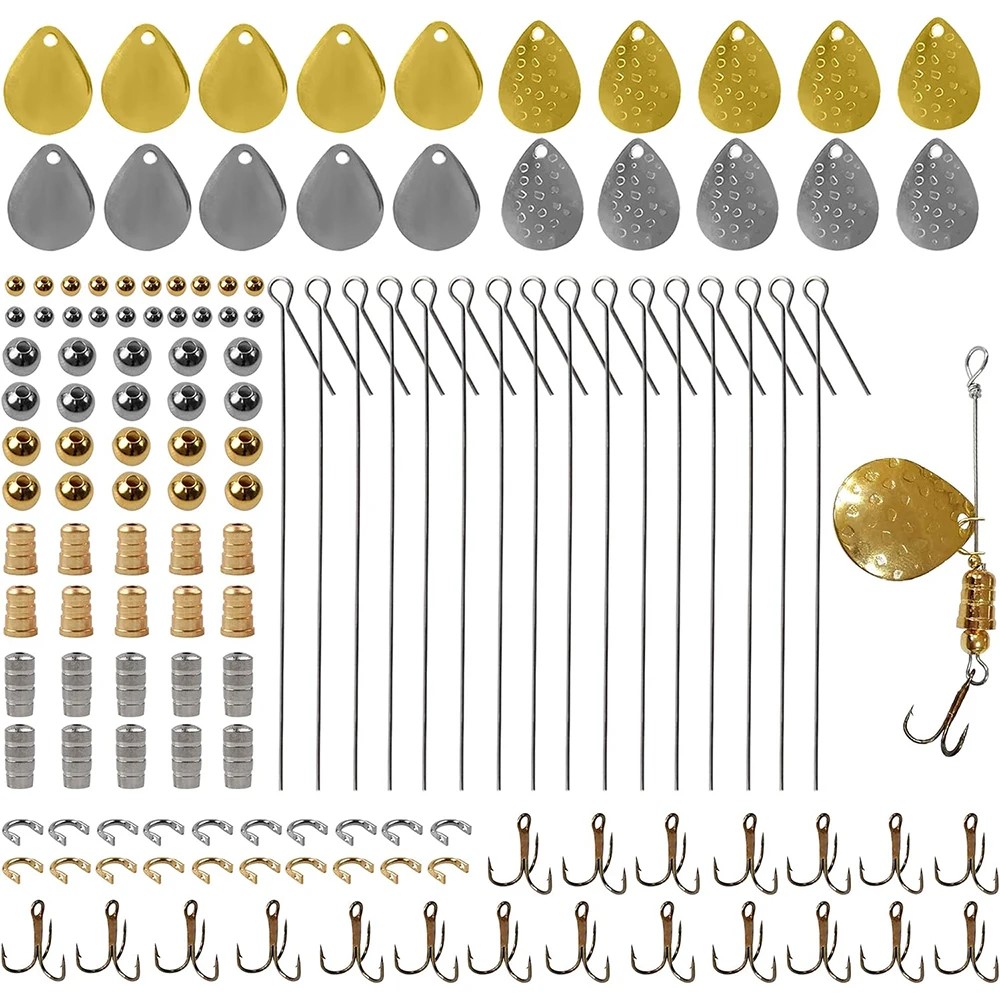 140Pcs Fishing Lures Making Ki - Fishing Lure Spoon 评论和价格
