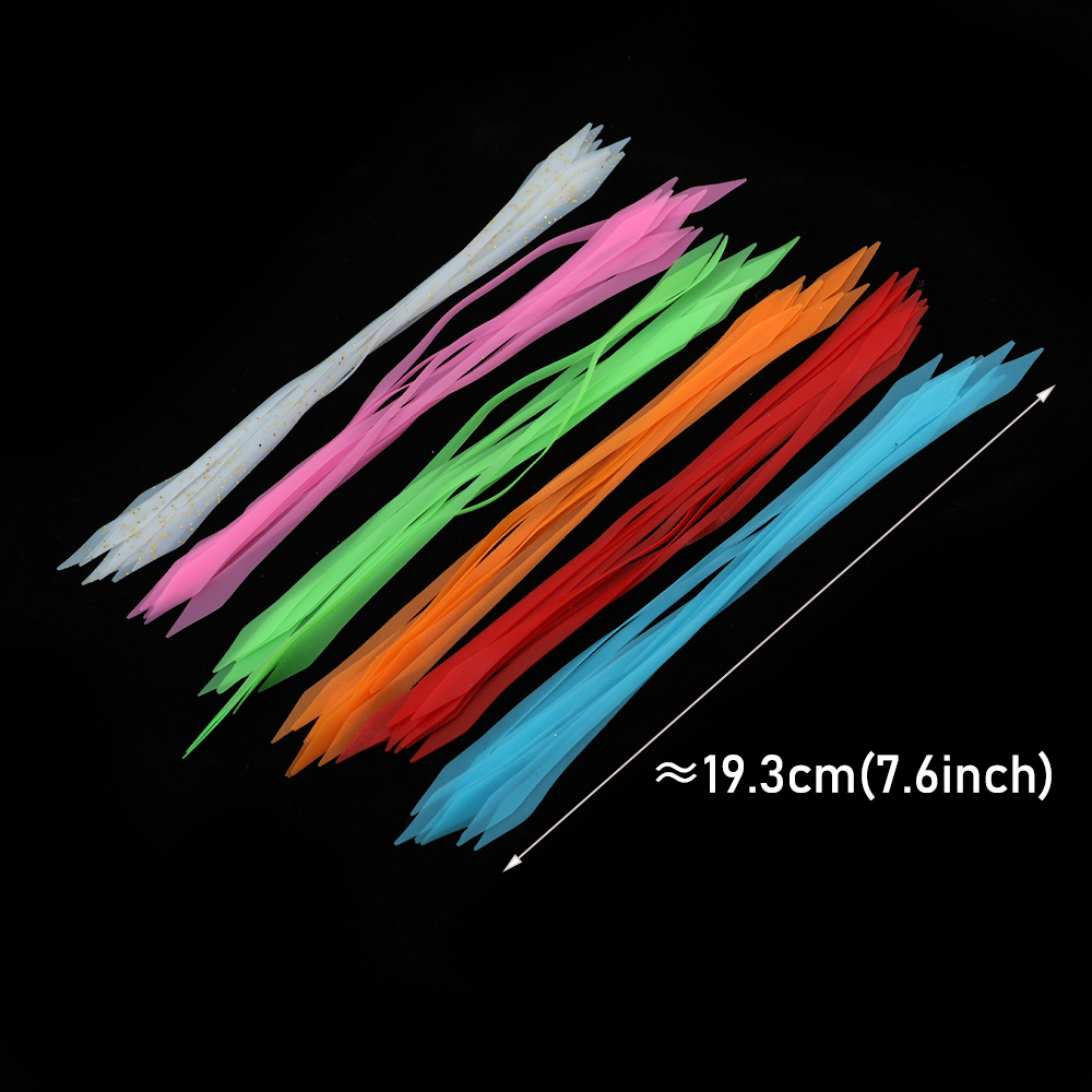 10PCS/60PCS 19.3cm Length Sili - Fishing Lure Buzzbait 评论和价格