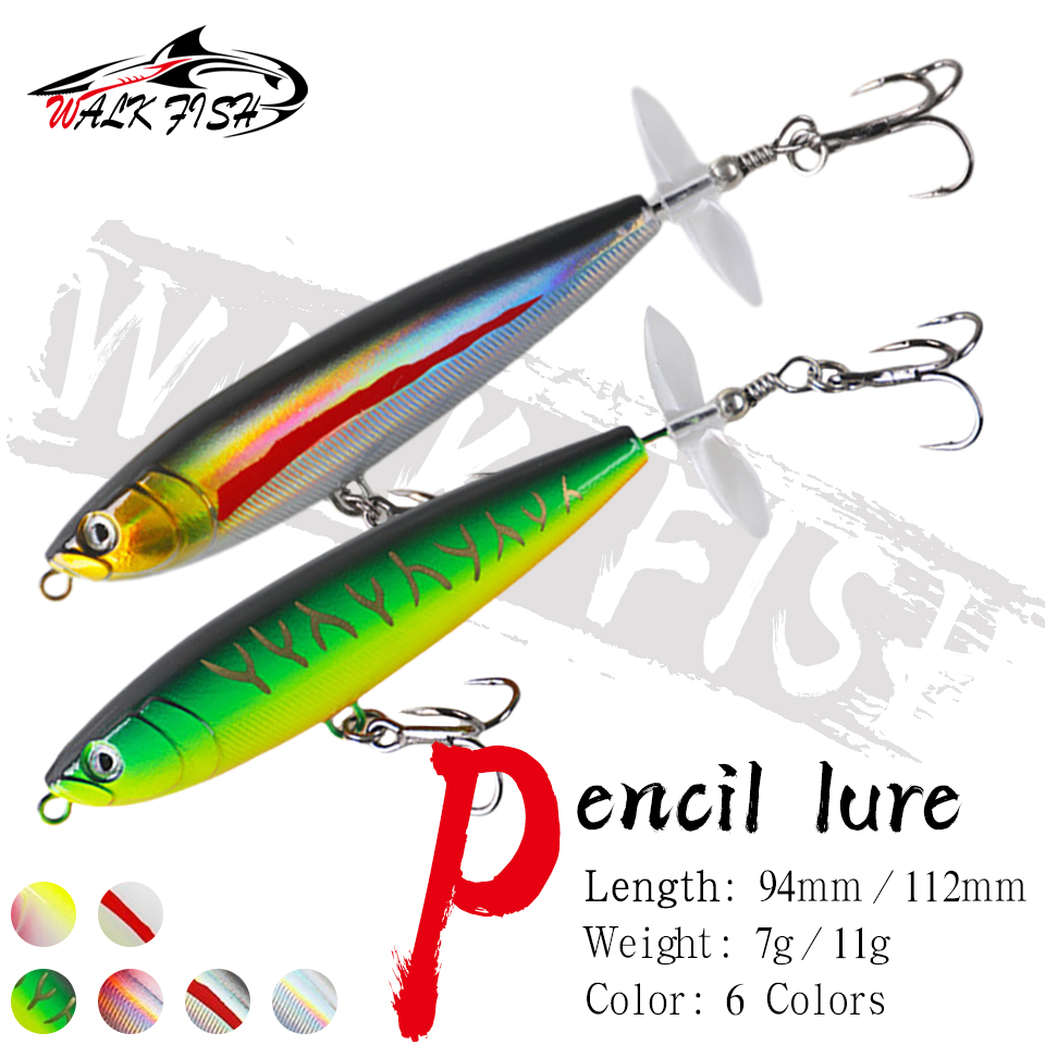 WALK FISH 7g/11g Pencil Bait S - Fishing Lure Buzzbait 评论和价格