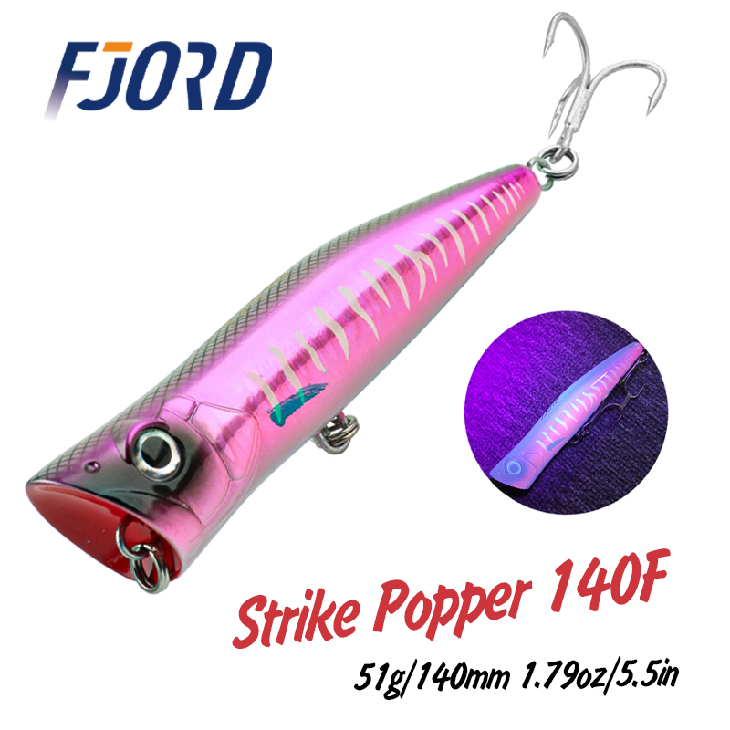 FJORD 140mm 51g Popper Fishing - Fishing Lure Buzzbait 评论和价格