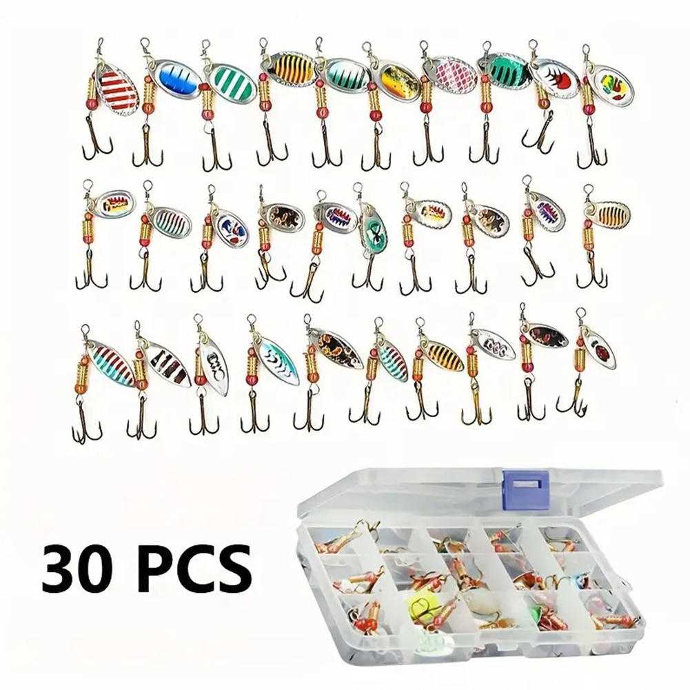 30pcs Metal Spoon Spinner Fish - Fishing Lure Spoon 评论和价格