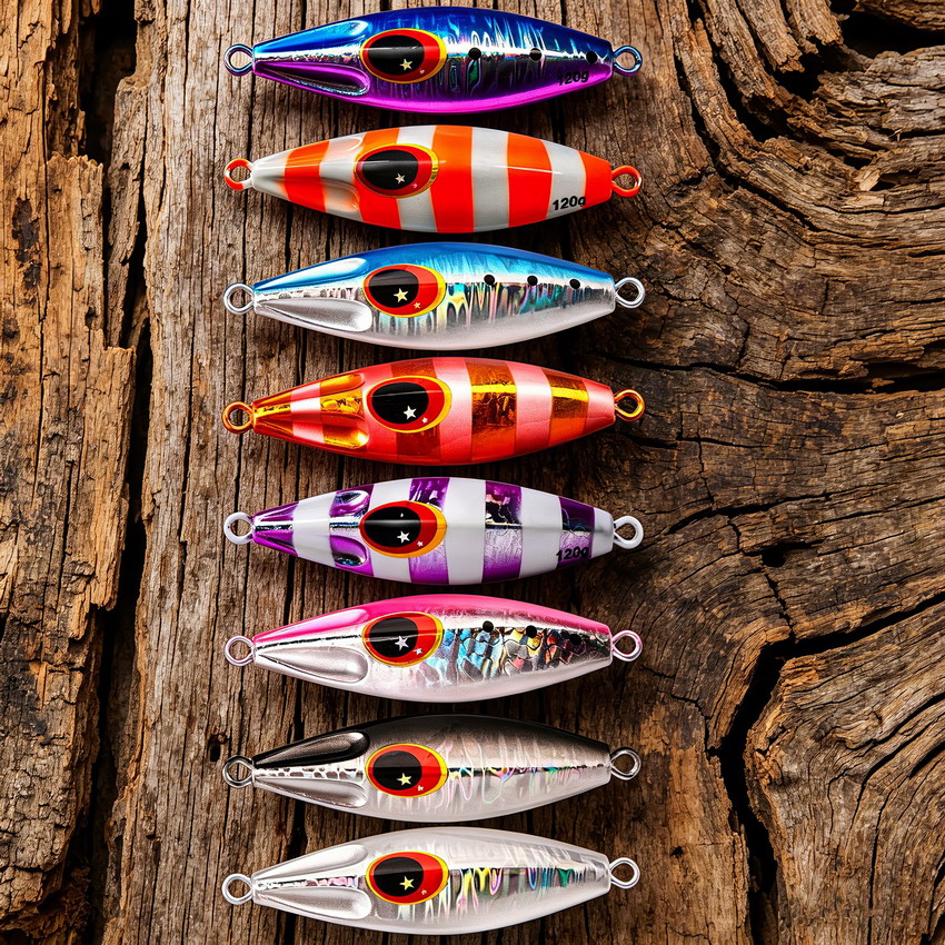 8pcs/lot Metal Jig Fishing Lur - Fishing Lure Spoon 评论和价格